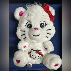 NWOT Sanrio Hello Kitty & Friends Care Bears Hello Kitty Loves Cheer Bear Colab